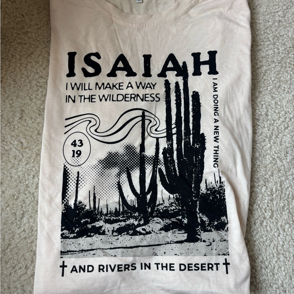 Graphic Tee with Desert Print